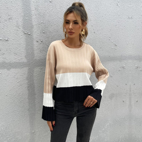 Autumn Winter Women's Long Sleeve Bottoming Sweater – Casual & Stylish