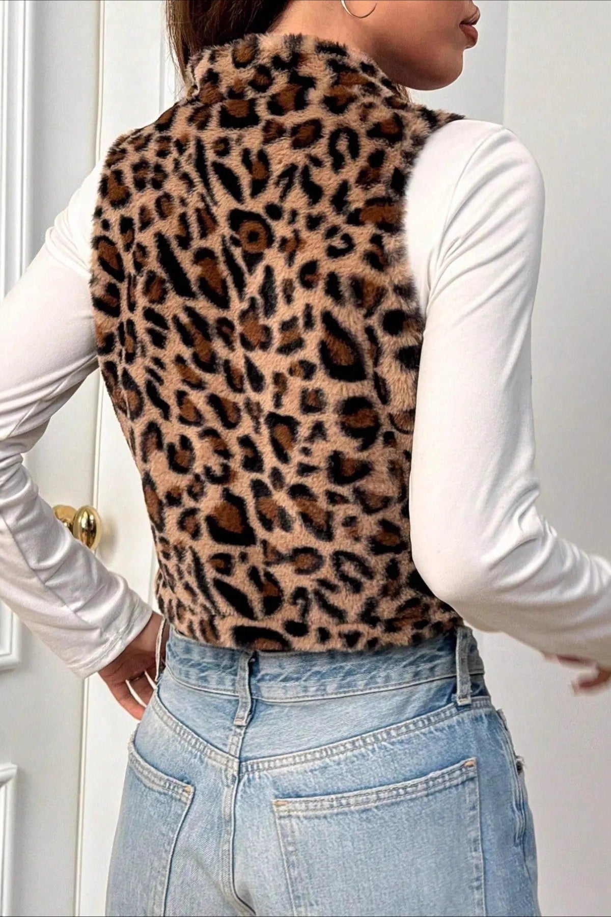Pocketed Winter Quilted Fleece Vest