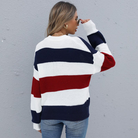Suéter de cuello alto y manga larga para mujer, estilo otoño 