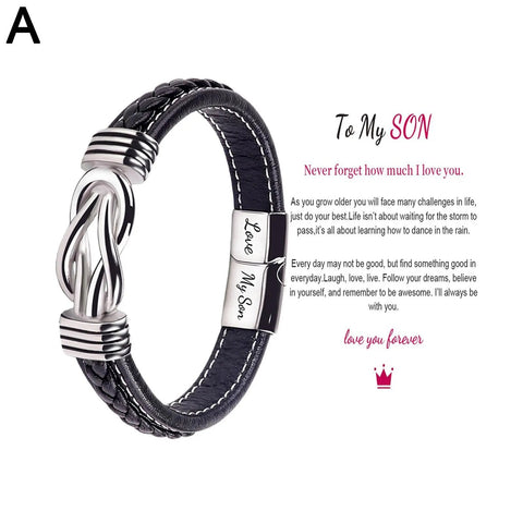 Pulsera Familiar Unida para Siempre - Para Hijo y Nieto 