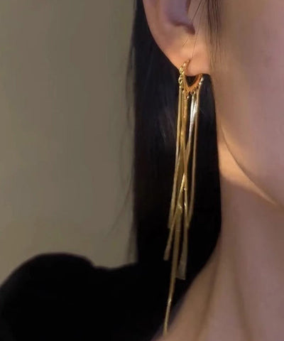 Vogue Gold – Ohrringe aus Sterlingsilber mit vergoldeter Quaste 