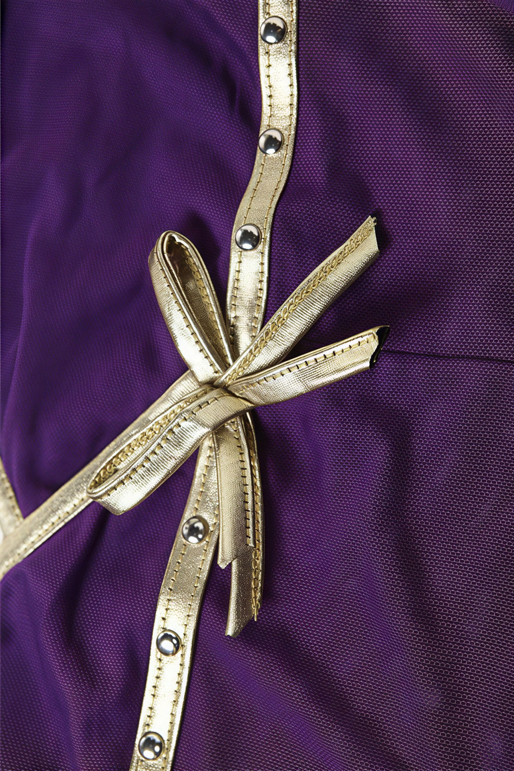 Sexy Solid Slim Stylish Sheer Bow Purple Cami Top