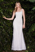 Vestido de novia largo con corte formal