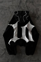 Goth Dark Letter Print Unisex Harajuku Oversized Hoodie