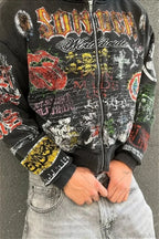 Gothic Punk Streetwear Hoodie