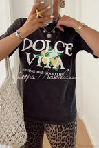 Harajuku Gothic Limoncello Graphic T-shirt
