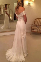 Vestidos de novia largos de alta calidad sin tirantes y fuera de los hombros