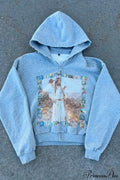 Hip-Hop Retro Printed Hoodie