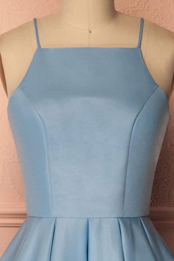 Heimkehr-Kleid Neckholder Ärmelloses Kurzes Ballkleid Partykleid