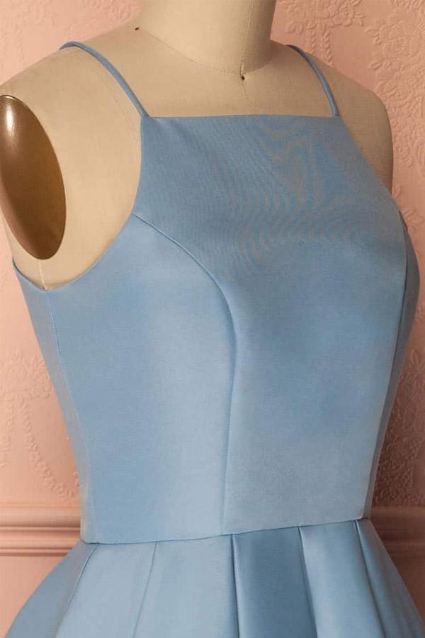 Heimkehr-Kleid Neckholder Ärmelloses Kurzes Ballkleid Partykleid