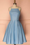 Heimkehr-Kleid Neckholder Ärmelloses Kurzes Ballkleid Partykleid