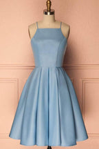 Heimkehr-Kleid Neckholder Ärmelloses Kurzes Ballkleid Partykleid