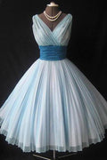 Heimkehrkleid Chiffon Vintage Kurzes Ballkleid Partykleid