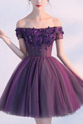 Heimkehrkleid schulterfrei kurzes Ballkleid Partykleid
