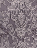 Chiffon-Hosenanzüge mit halben Ärmeln und Spitze für die Mutter der Braut 