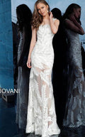 Vestido de novia largo sin mangas Jovani en oferta