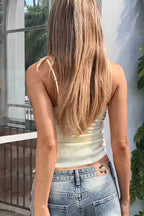 Lace Sexy Crop Cami Top