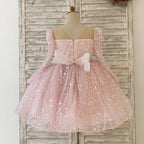Vestido de primera comunión para niña, vestido de princesa para desfile de cumpleaños de niña pequeña 