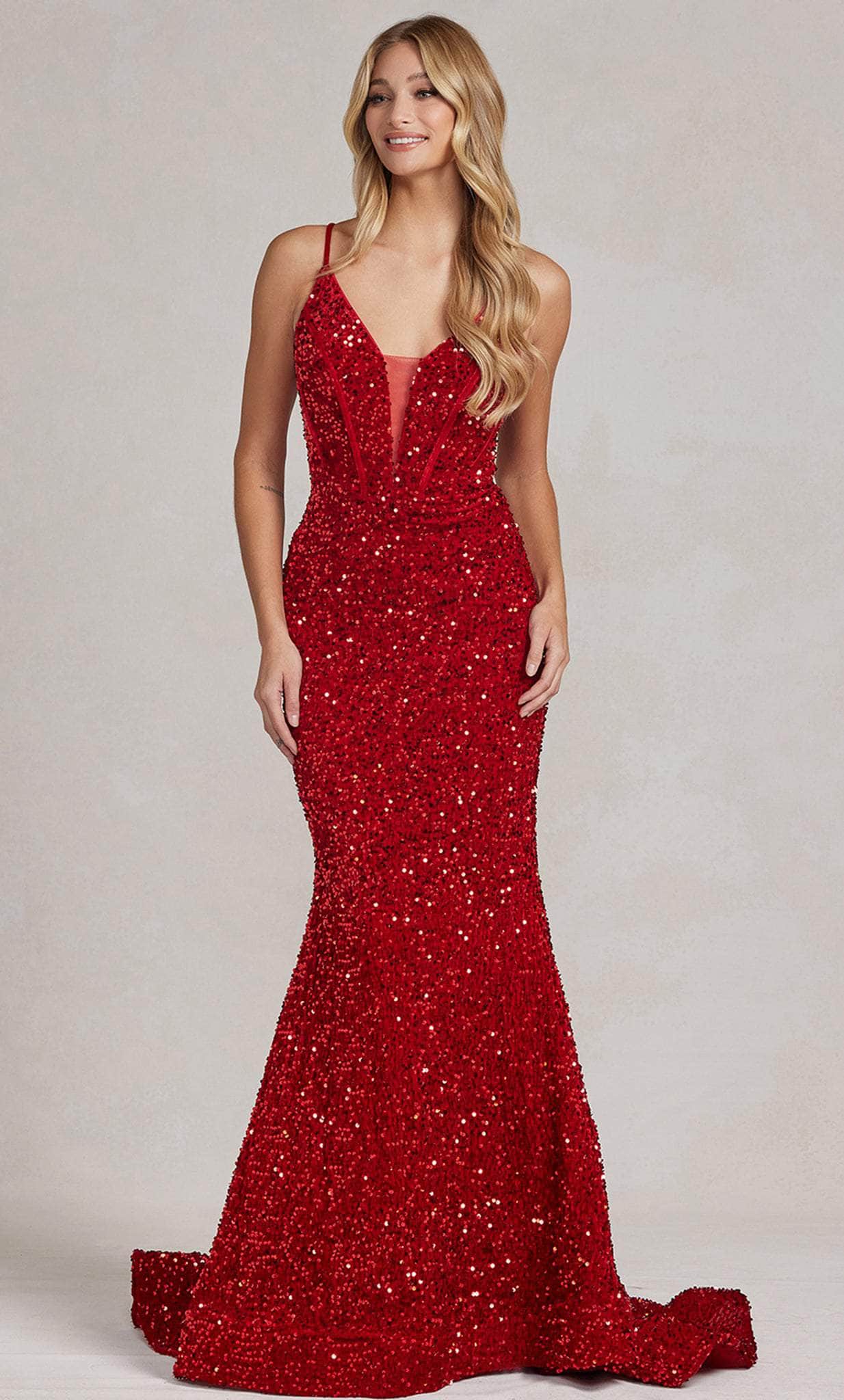 Pailletten-Meerjungfrauen-Abendkleid