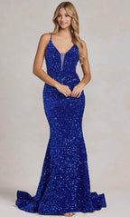 Sequin Mermaid Prom Dress