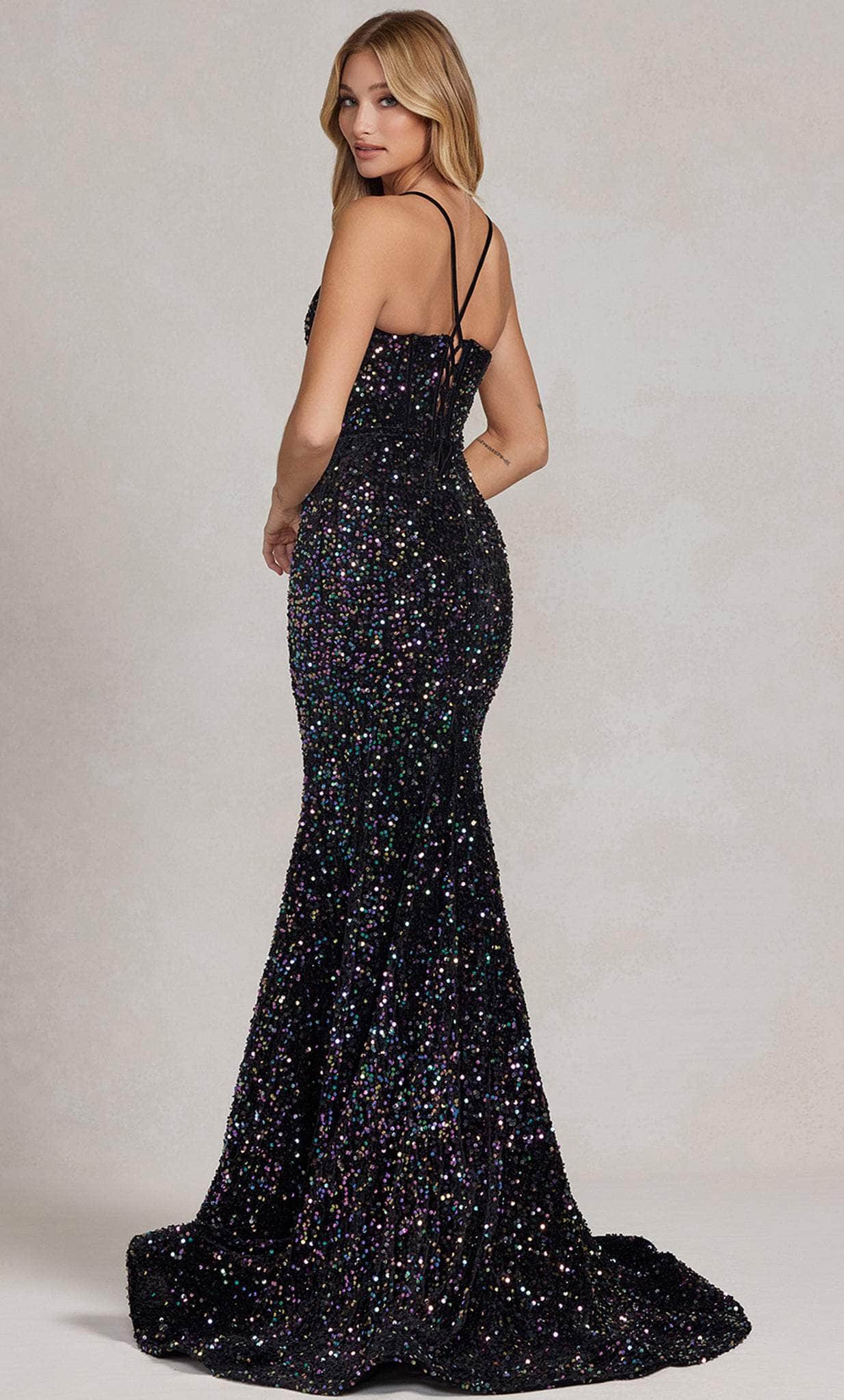 Pailletten-Meerjungfrauen-Abendkleid