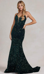 Sequin Mermaid Prom Dress