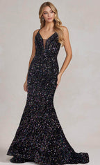 Sequin Mermaid Prom Dress