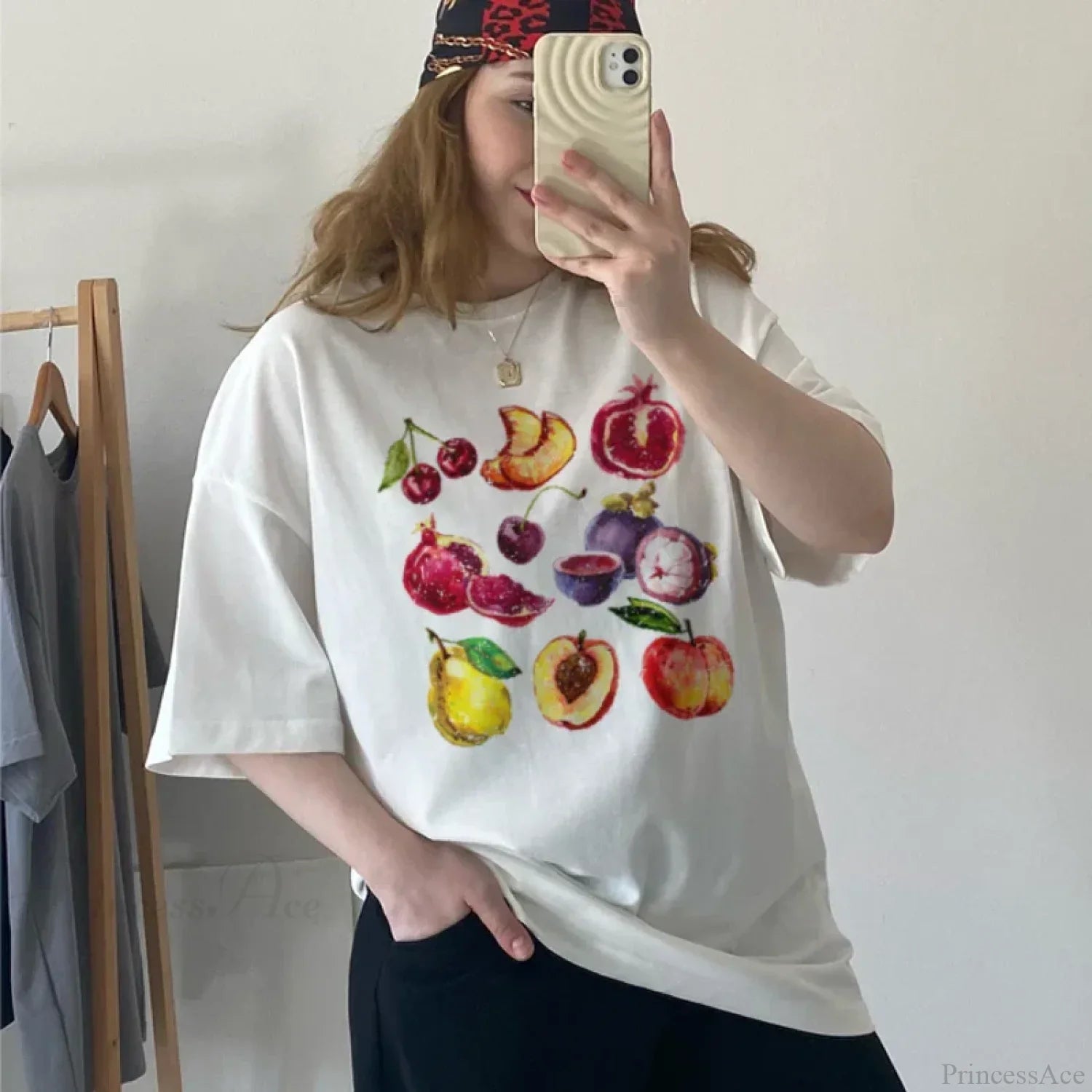 Retro Fruit Cottagecore Vegan T-shirt