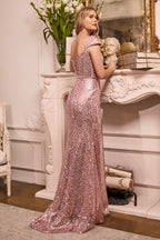Beaded Long Prom Dress