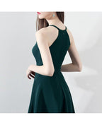 Schlankes Aline kurzes Partykleid Homecoming Kleider Neckholder