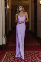 Solid Formal Fitted Maxi Dress