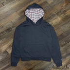 Street Style Reversible Plaid Hoodie