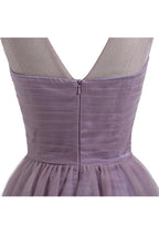 Sweetheart Tulle Light Homecoming Dresses Short Prom Dresses
