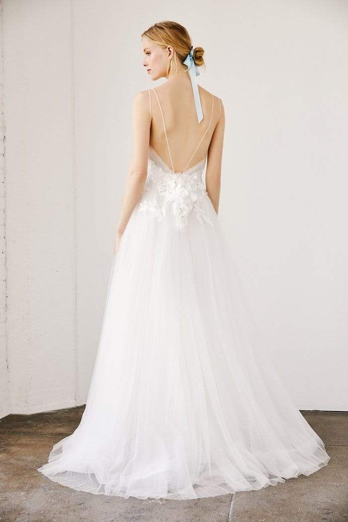 Tadashi Shoji - Conradina Tüll-Applikationskleid
