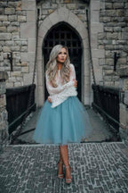 Two Piece Tulle See Through Long Sleeve Lace Homecoming Dress