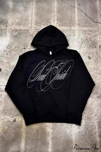 Y2K Gothic Street Vintage Print Hoodie