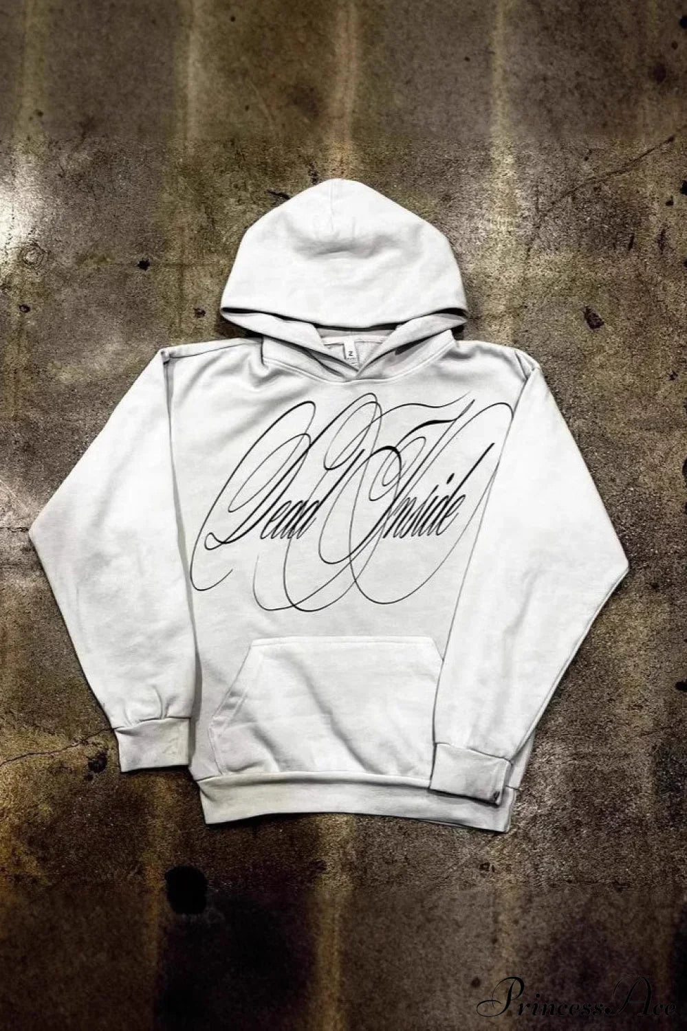 Y2K Gothic Street Vintage Print Hoodie