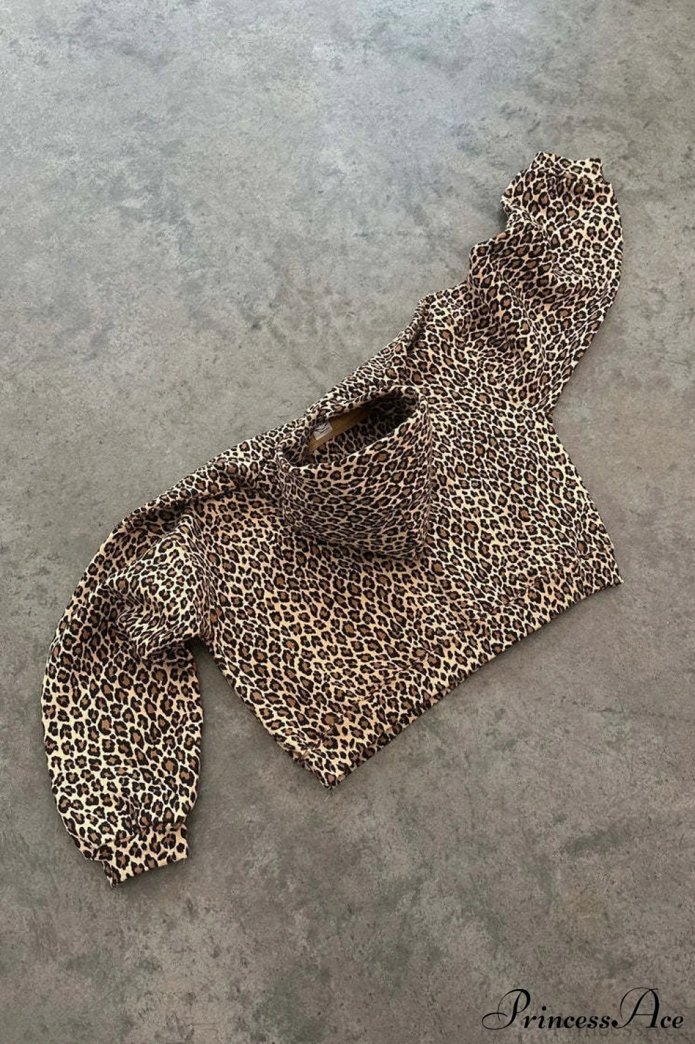 Y2K Leopard Print Hip-Hop Hoodie