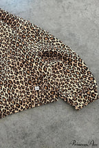 Y2K Leopard Print Hip-Hop Hoodie